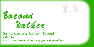 botond walker business card